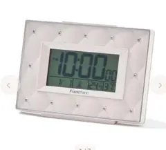 Francfranc アビスコ デジタルクロック 新品未使用 ピンク 電波時計
