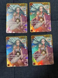 ワンピースカード ネフェルタリビビ SEC OP04 謀略の王国 4枚セットのサムネイル