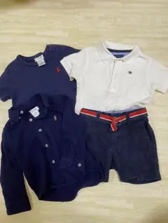 80cm 4枚まとめ売り ポロラルフローレン、TOMMY