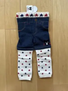 ミキハウス　ベビー スパッツ クマ ホットビスケッツ　90 レギンス　ダブルビー