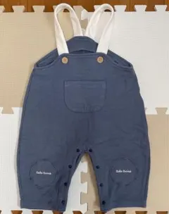 【アカチャンホンポ】オーバーオール サロペット 80 ネイビー