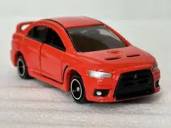 値下げ☆非売品 トミカ 三菱 ランサー ランエボX オレンジ★ミニカー