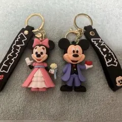 Disney・ミッキー・ミニーのウェディングキーホルダーペア
