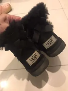 近日処分UGGムートンブーツ 15.0ベビーキッズ 黒