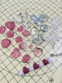 デコレーションパーツ セット さまざまな形と色