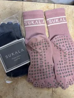 中古　新品未開封　スカーラ　lava リントスル　ピラティス　ソックス2足セット