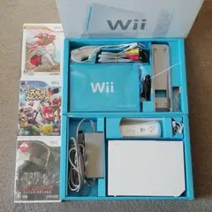 Wii本体+人気ソフト3本セット