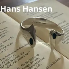 希少＊Hans Hansen バングル　エナメル シルバー 北欧 ヴィンテージのサムネイル