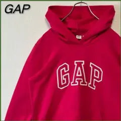 GAP ギャップ ワンポイントロゴ プルオーバーパーカー レディース M