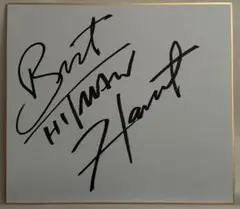 アメリカン・ドリーム ダスティ・ローデス 直筆サイン色紙（外国人