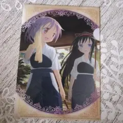 魔法少女まどかマギカ　ほむら　まどか　クリアファイル