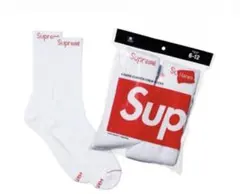 Supreme × Hanes のクルーソックス 1足のサムネイル