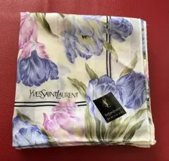 YVES SAINT LAURENT ハンカチ　チューリップ