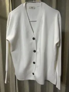 IÉNA ホワイト カーディガン 長袖