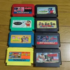 ファミコンバンダイおばけのQ太郎他計8本ソフトのみ