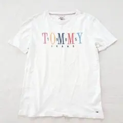 【小さめサイズXS】トミージーンズ◇ロゴプリントTシャツ カジュアル ストリートのサムネイル
