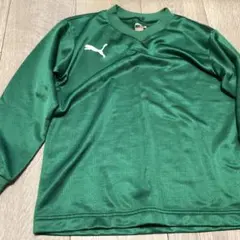 PUMA 緑色 長袖 Tシャツ　130センチ