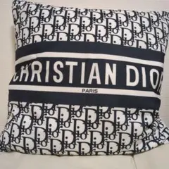 Christian Dior クッションカバー オブリーク柄 ブラックのサムネイル
