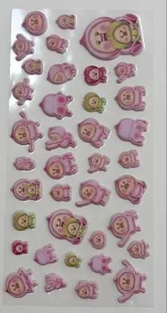 こびとづかん ぷっくりシール カクレモモジリ