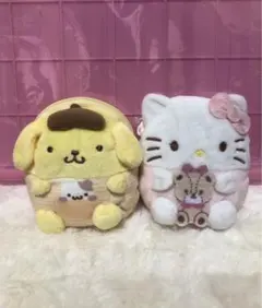 ハローキティ 2019年 ポムポムプリン 2018年 マスコット 2点セット