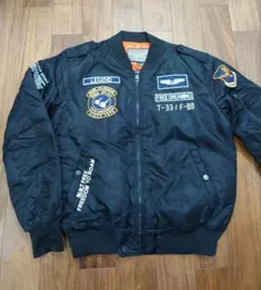 MA-1 フライトジャケット L ブラック 美品 アメカジ ミリタリー