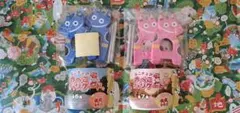 ミニチュア 赤べこバリケード + 青べこ 桃べこ セット