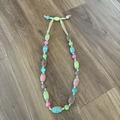 美品　パリで購入　ロングネックレス