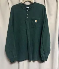 Carhartt 長袖カットソー L ダークグリーン　カーハート　ロンT メンズ