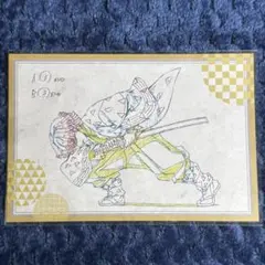 鬼滅の刃　カフェ　原画　ポストカード　善逸