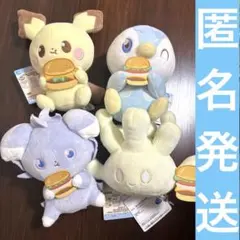 【新品】ポケピース ぬいぐるみ おいしいじかん　シリーズ（4種セット）