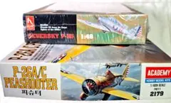 と*ン様 絶版　1/48　P-35&P-26A/C　米陸軍航空隊戦闘機セット 戦のサムネイル
