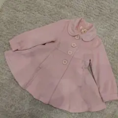 【最終値下げ】mezzo piano ピンクフレアコート