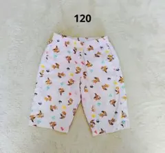 120 ユニクロ　ポケモン　ステテコ　イーブイ　ピンク　パジャマ