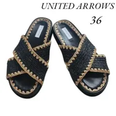 UNITED ARROWS 36 クロスミュールサンダル 2024年