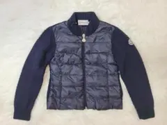 希少XL✨モンクレール MAGLIA マグリアカーディガン ダウンジャケット 青 中古・古着通販】MONCLER (モンクレール) MAGLIA TRICOT