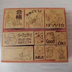 プーさん◆スタンプセット はんこ　ピグレット　ティガー