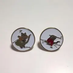 ゴルフ　マーカー　ピンマーカー　猫