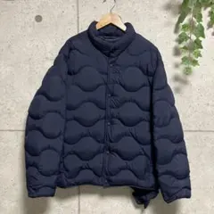 AEONトップバリュ　ライトキルティングダウンジャケットL size ネイビー