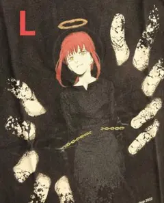 1点のみ 新品未使用 チェンソーマン マキマ Tシャツ L フェードブラック