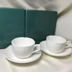 ミントン　カップ　ソーサー　2客　セット　未使用　ペア　ビクトリアストロベリー