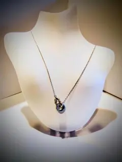 4℃ シルバー ネックレス ダブルリングのサムネイル