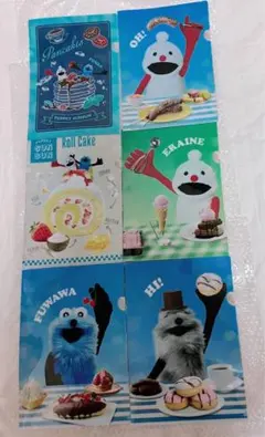 パペットスンスン コンビニ　コラボ クリアファイル　６枚セット