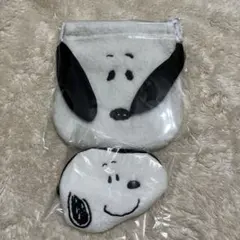 韓国限定未使用PEANUTS スヌーピーポーチセット 2点