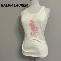 Polo Ralph Lauren y2k タンクトップ 白 ピンク レディースのサムネイル