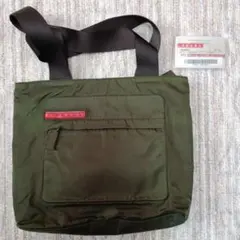 プラダ スポーツ PRADA SPORT トートバッグ ナイロン カーキ