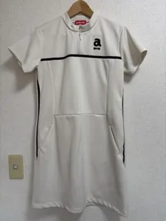 【美品】アルチビオ　ホワイト ゴルフ レディースワンピース