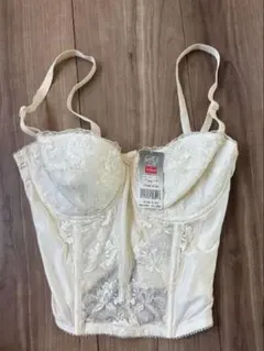 Triumph ホワイトレースコルセット バストB75