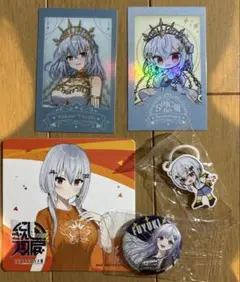 葉加瀬冬雪 SMC組 6周年 チェキ コースター くら寿司 缶バッジ チャーム