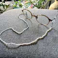 メガネチェーン マスクチェーン 淡水パール ハンドメイド