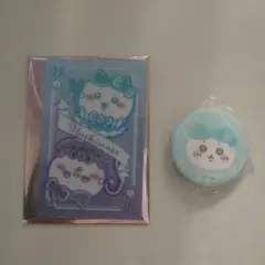 まじかるちいかわ　カード　缶バッジ　ハチワレ